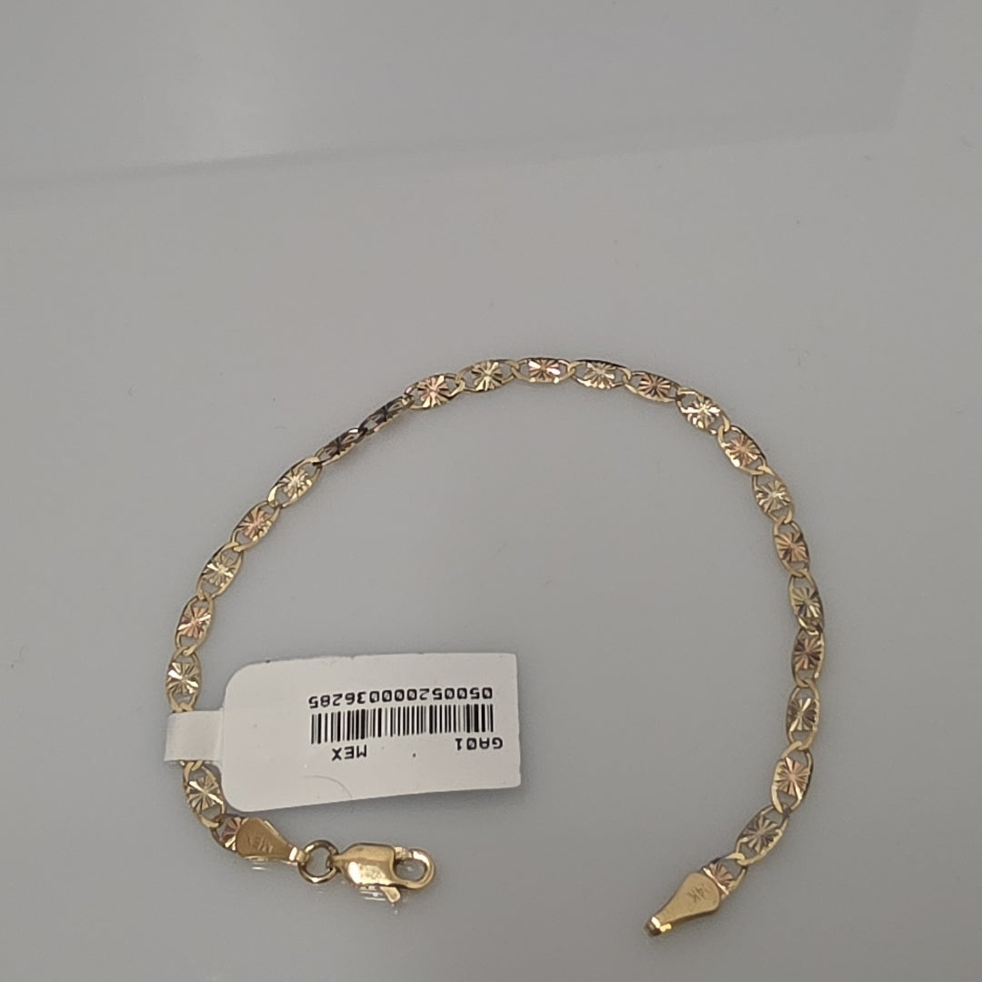 PULSERA GUCHI 14K 18 CM 2.8 GR (NUEVO)