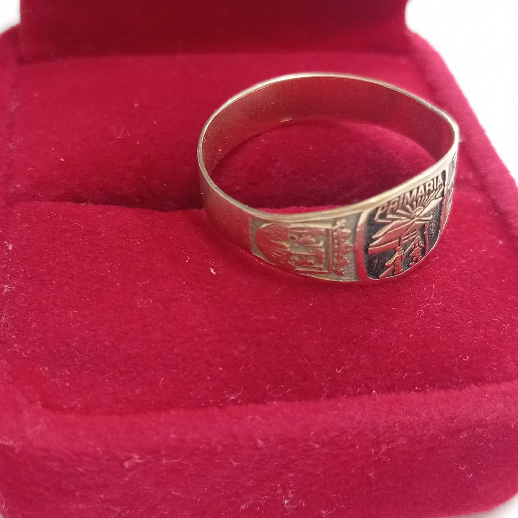 ANILLO DE GRADUACIÓN ORO 8 K 2,20 GRMS (SEMINUEVO)