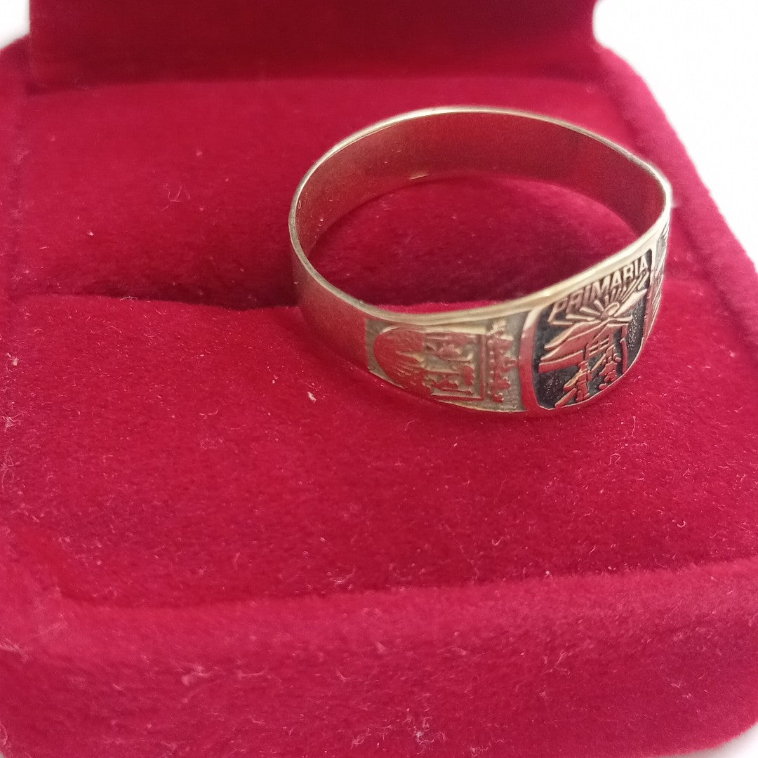 ANILLO DE GRADUACIÓN ORO 8 K 2,20 GRMS (SEMINUEVO)