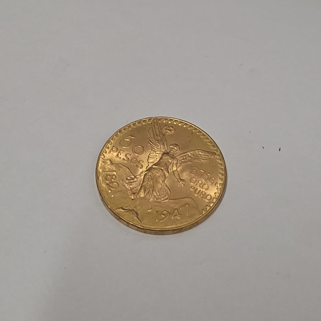K1 41.6 GRMS 21 K IDENTIFICACIÓN MONEDA NOMINATIVA MONEDAS PESOS 50 PESOS (SEMINUEVO)