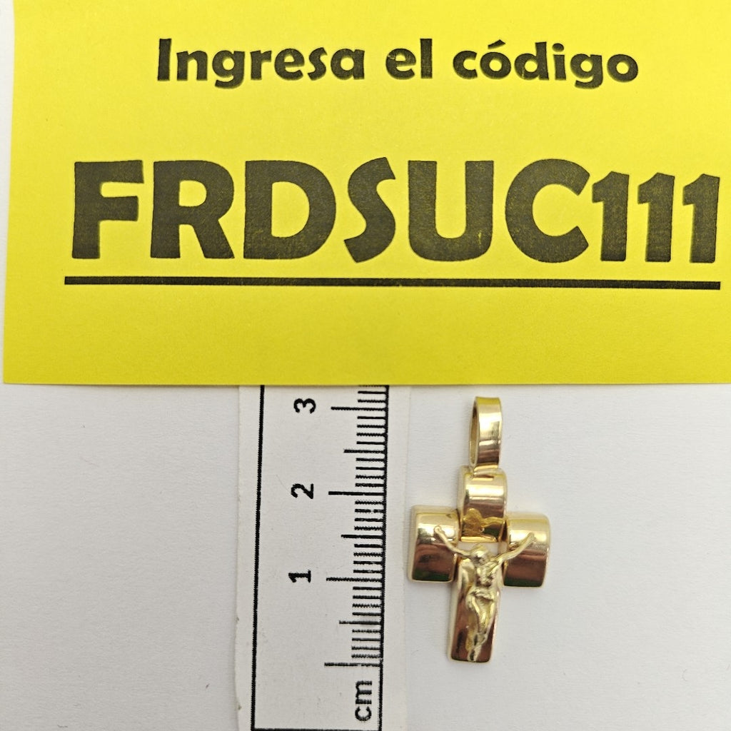 CRUCIFIJO ORO 14 K 3,80 GRMS (SEMINUEVO)