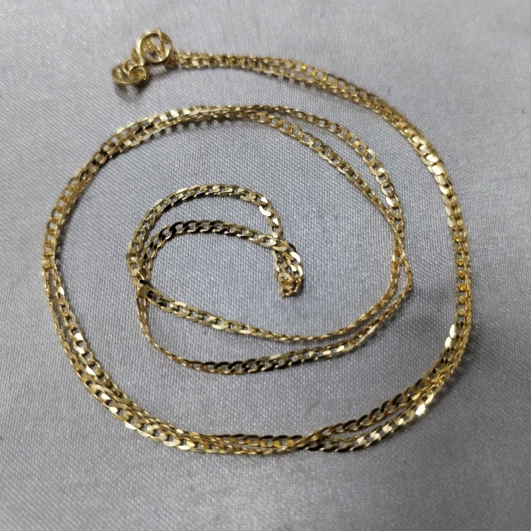 CADENAS BARBADA AMARILLA ORO 14K 2.2 (NUEVO)