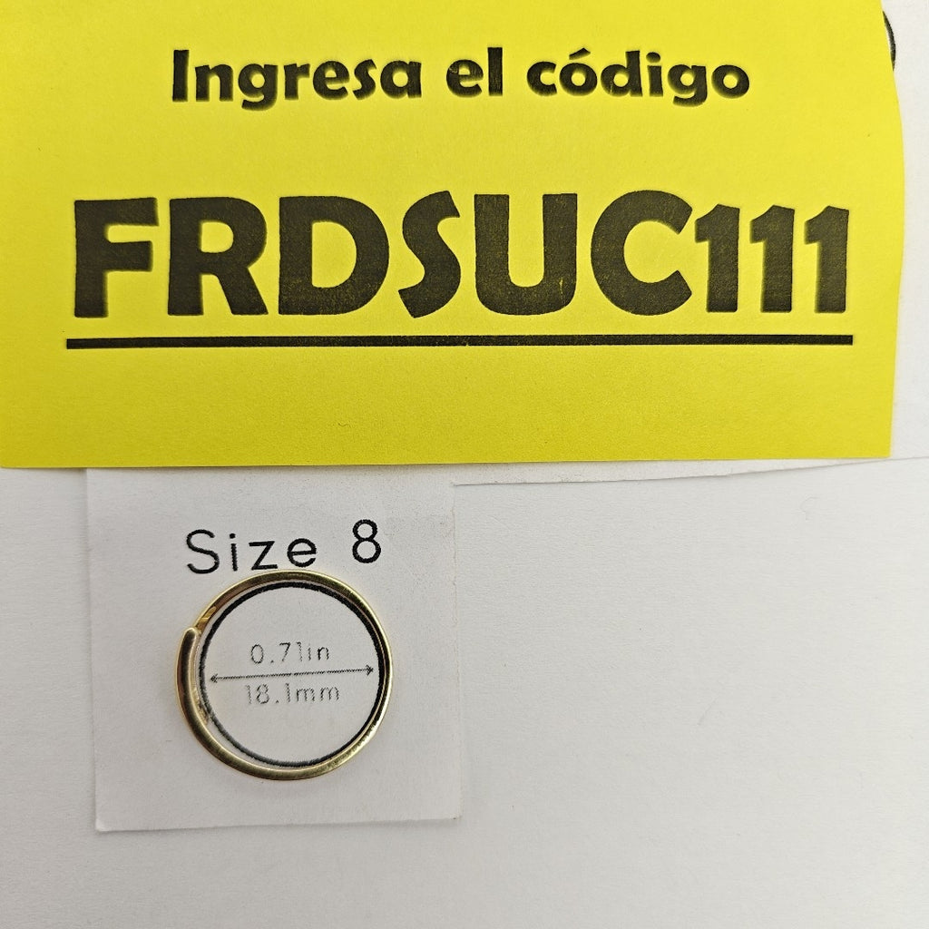 ANILLITO ORO 14 K 1.2 GRMS (SEMINUEVO)