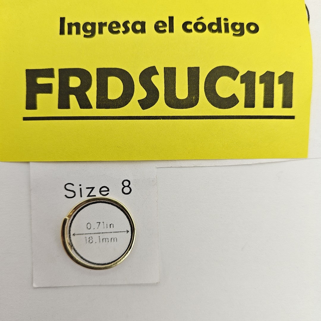 ANILLITO ORO 14 K 1.2 GRMS (SEMINUEVO)