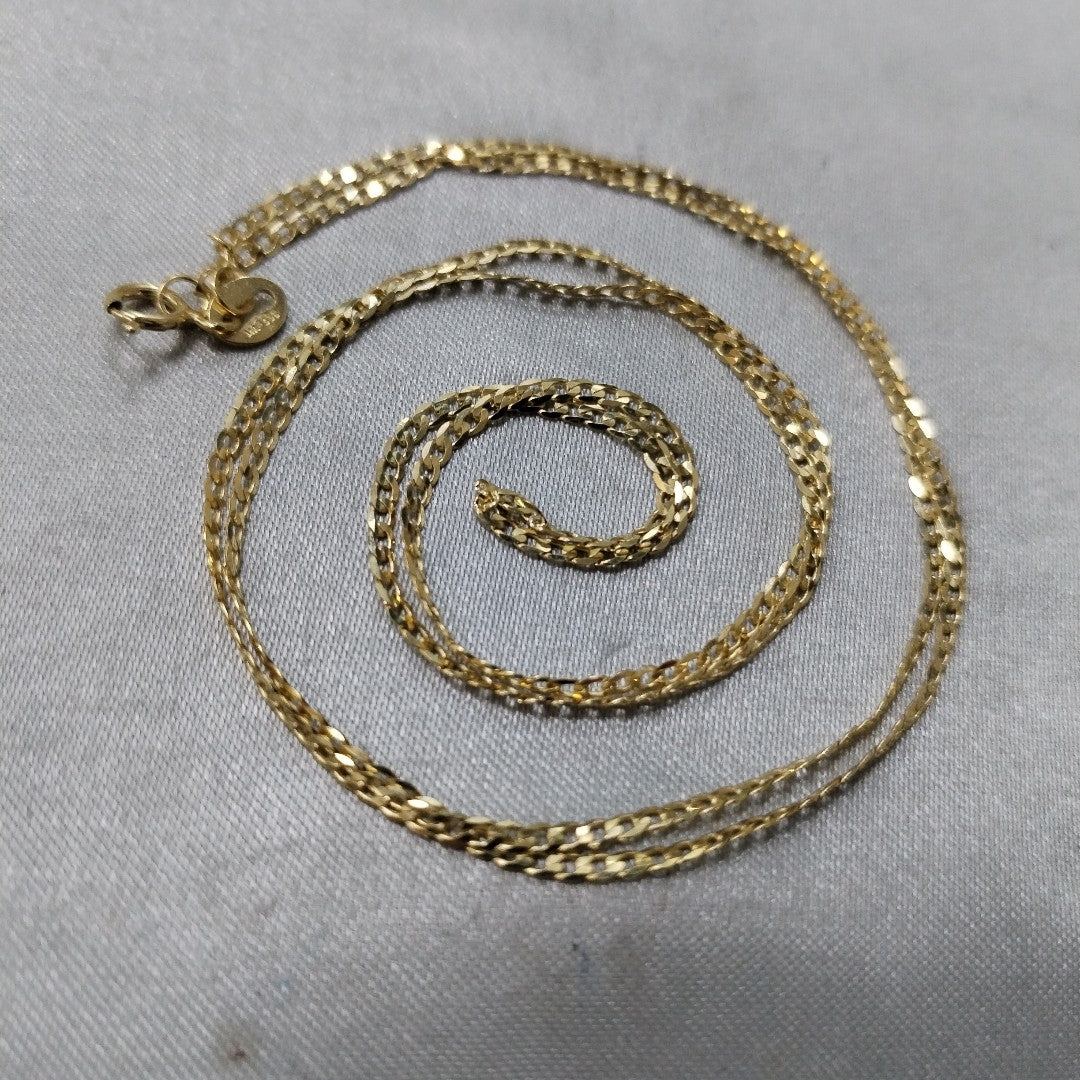 CADENAS BARBADA AMARILLA ORO 14K 2.2 (NUEVO)