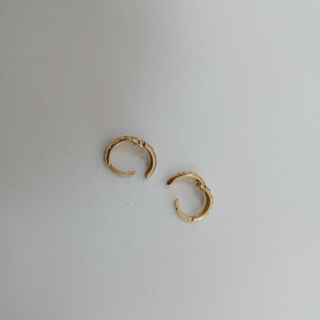 ARRACADAS PAR ORO 14 K 1.7 GRMS (SEMINUEVO)