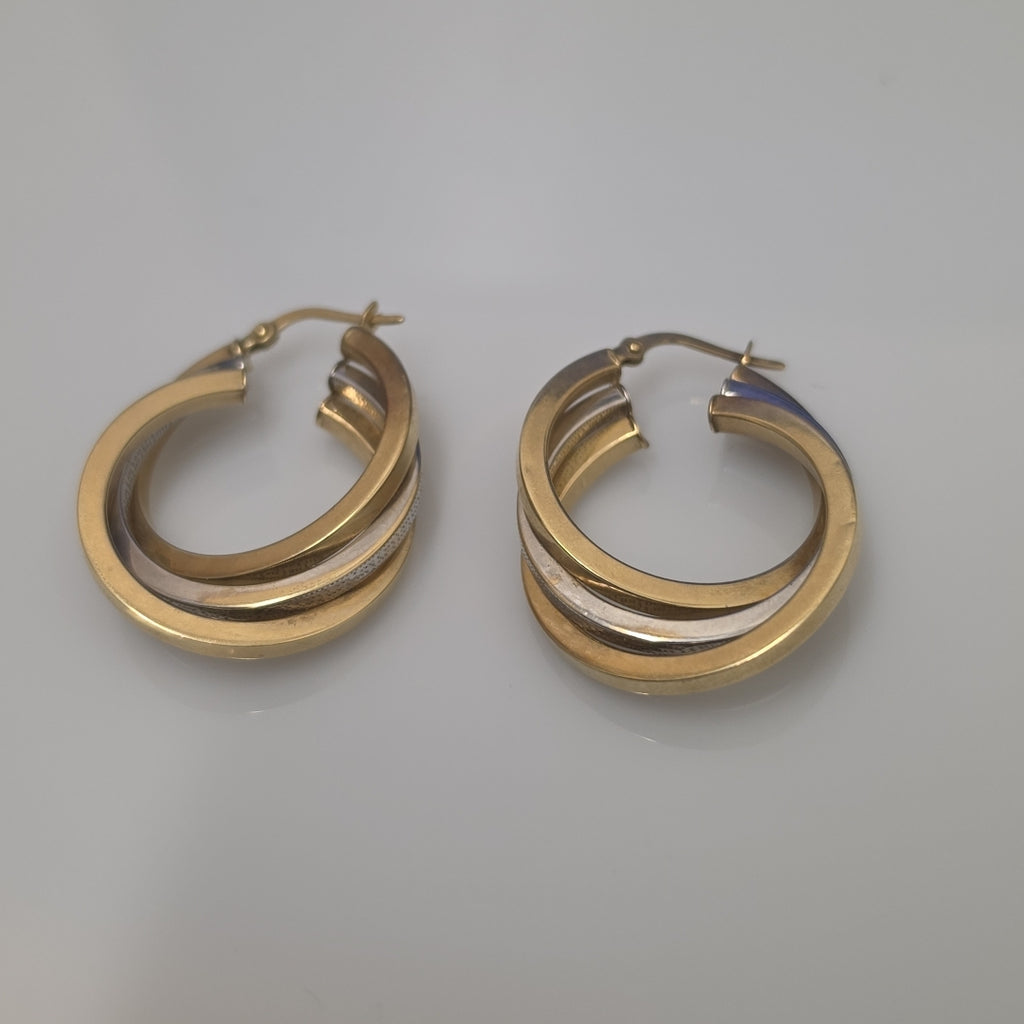 ARRACADAS PAR ORO 10 K 4.3 GRMS (SEMINUEVO)