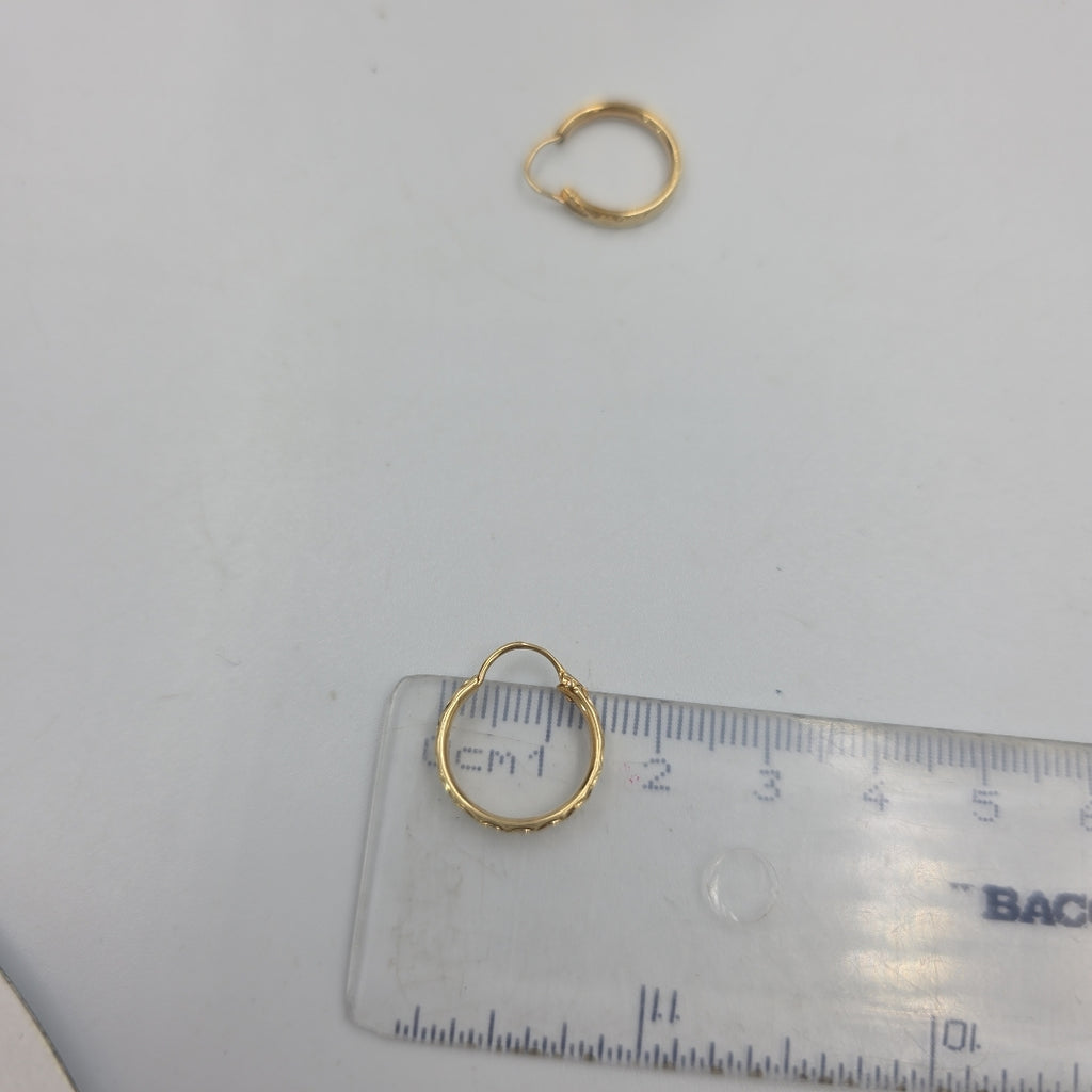 ARRACADAS PAR ORO 14 K 1,20 GRMS (SEMINUEVO)