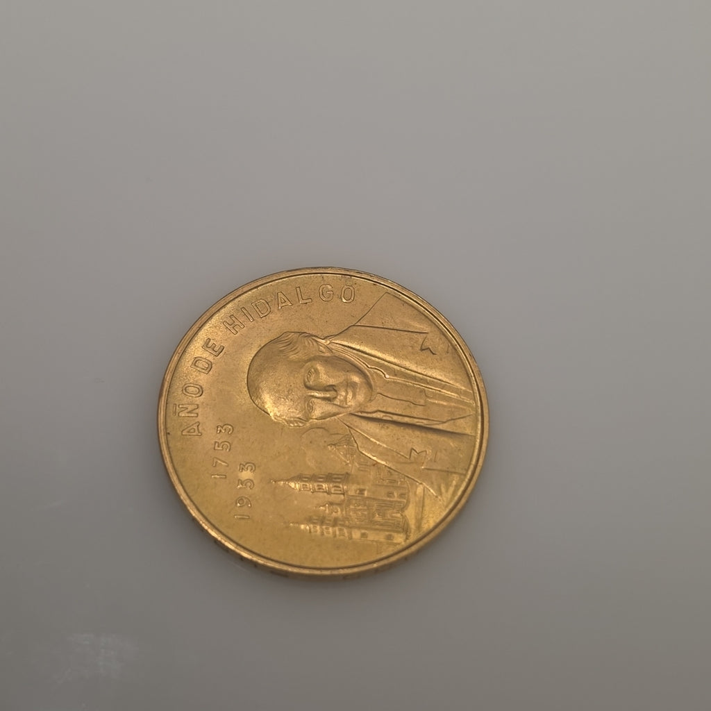 MEDALLA CONMEMORATIVA ORO 21 K 16.6 GRMS (SEMINUEVO)