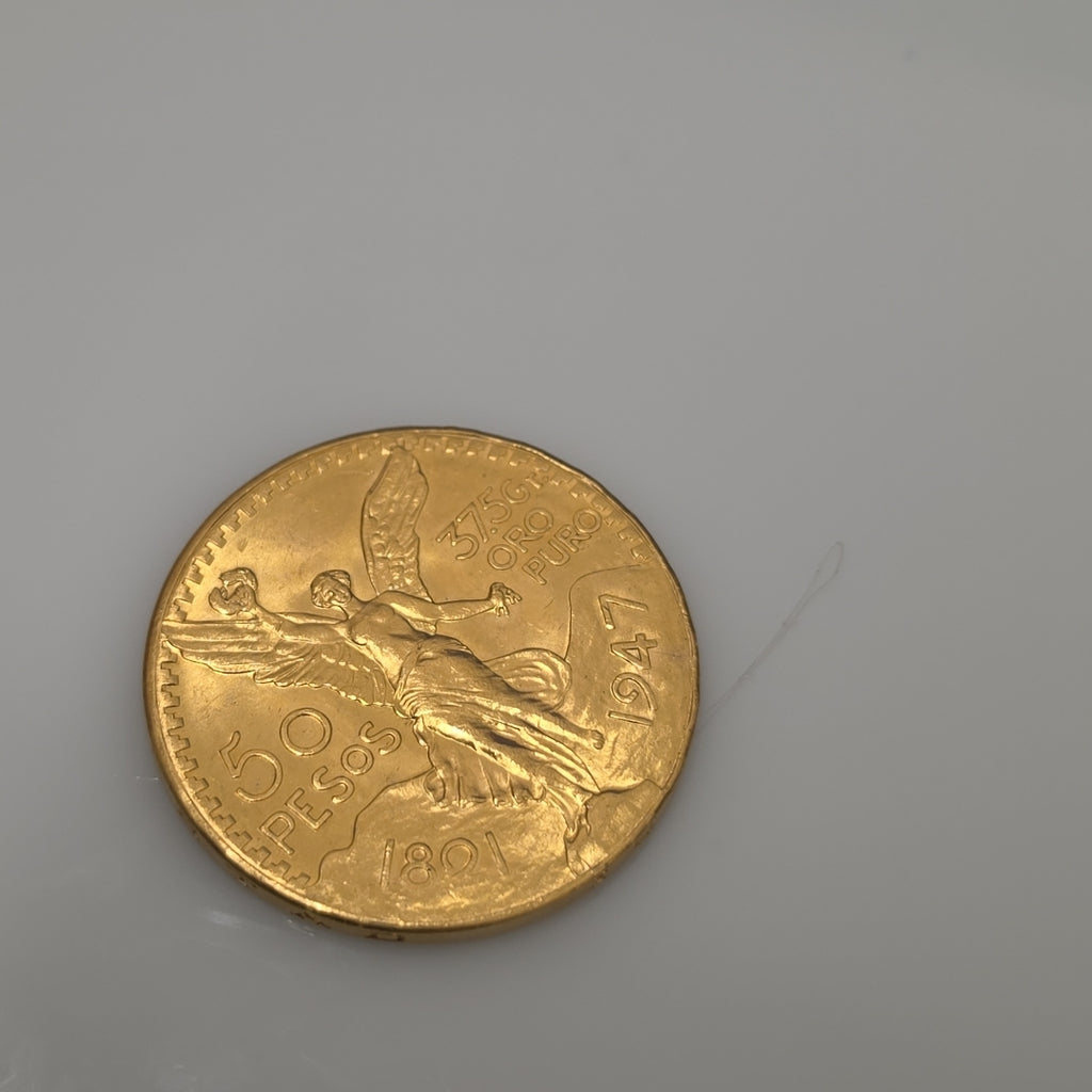 K1 41.6 GRMS 21 K IDENTIFICACIÓN MONEDA NOMINATIVA MONEDAS PESOS 50 PESOS (SEMINUEVO)