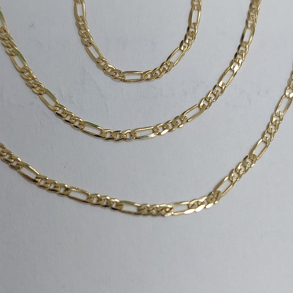 CADENAS CARTIER 3 1 AMARILLA ORO 14K 2.1 (NUEVO)