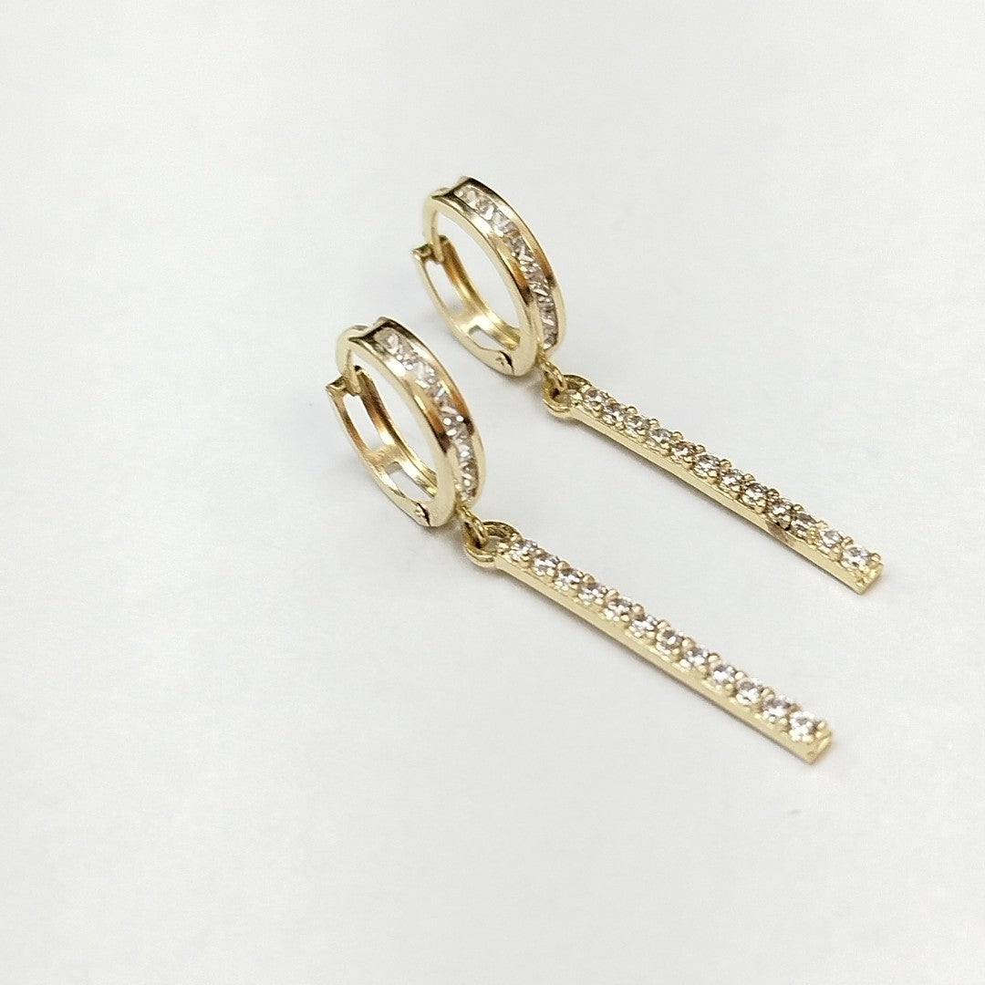 ARRACADAS PAR ORO 14 K 1,90 GRMS (SEMINUEVO)