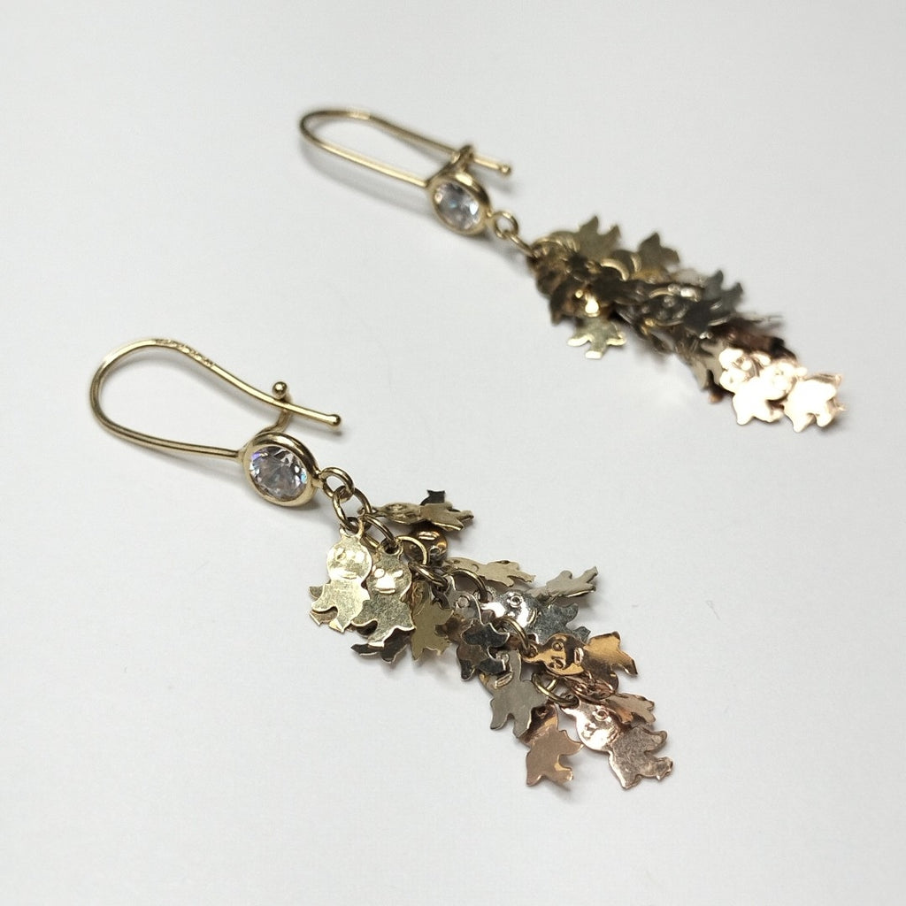 ARETES PAR ORO 14 K 2 GRMS (SEMINUEVO)