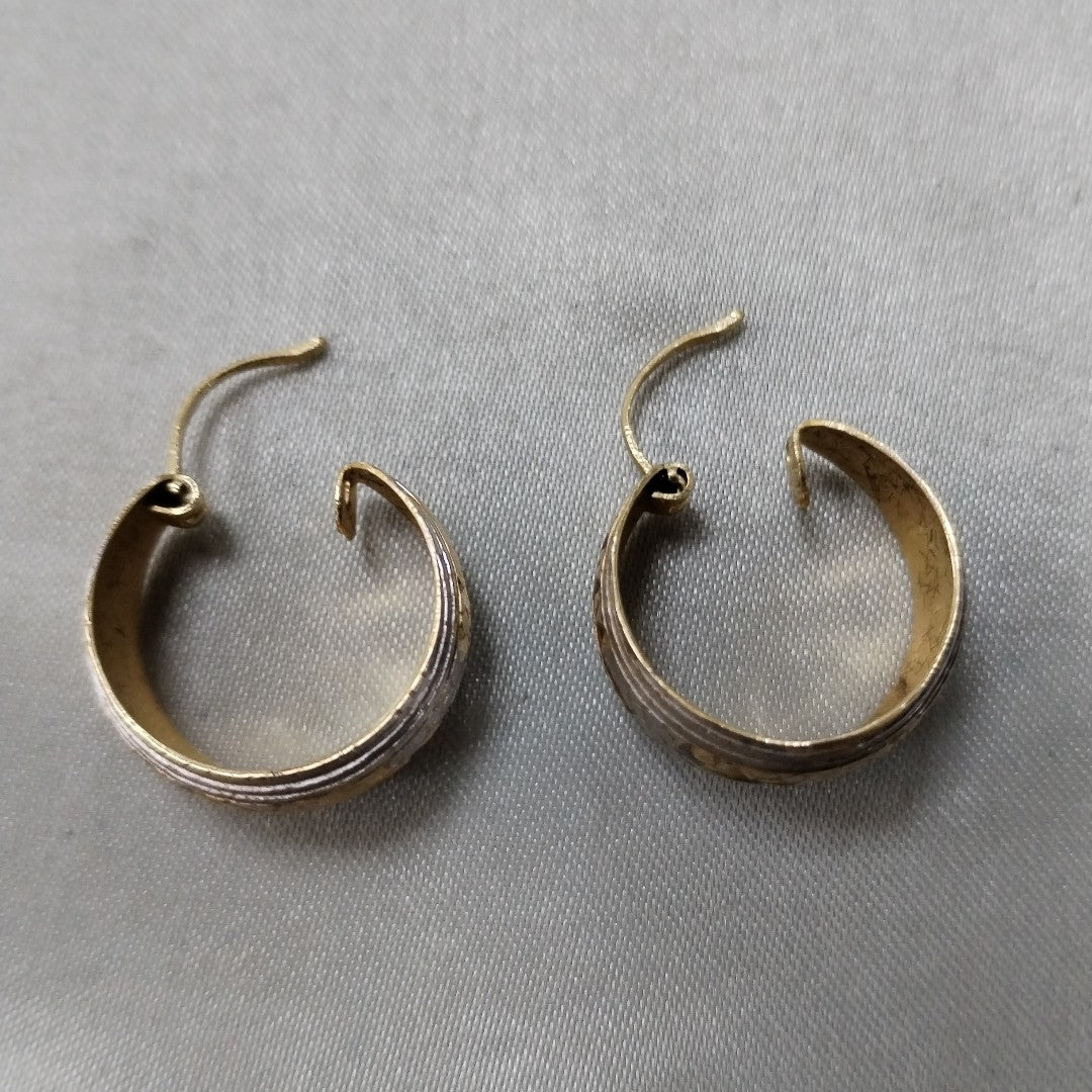 ARRACADAS PAR ORO 14 K 3,00 GRMS (SEMINUEVO)