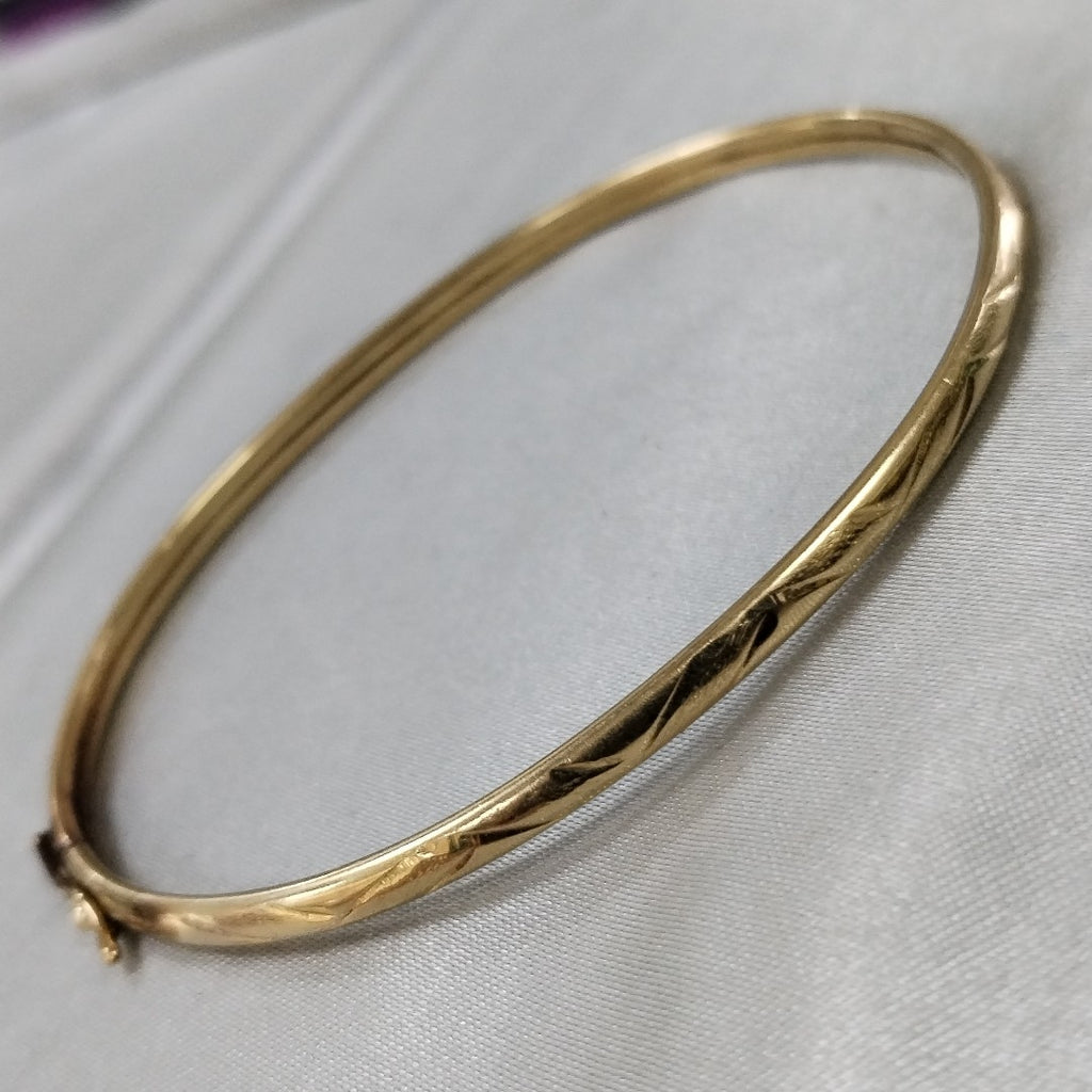 PULSERA RIGIDA ORO 10 K 4,90 GRMS (SEMINUEVO)