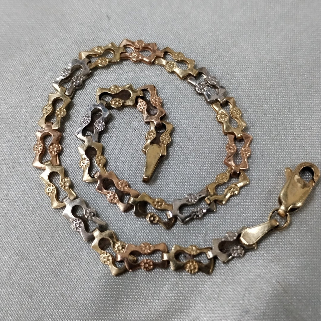 PULSERA ORO,ORO COMBINADO 10 K 2,50 GRMS (SEMINUEVO)