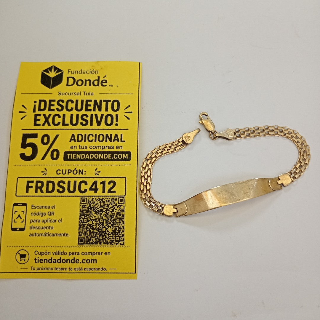 ESCLAVA ORO 10 K 4.8 GRMS (SEMINUEVO)