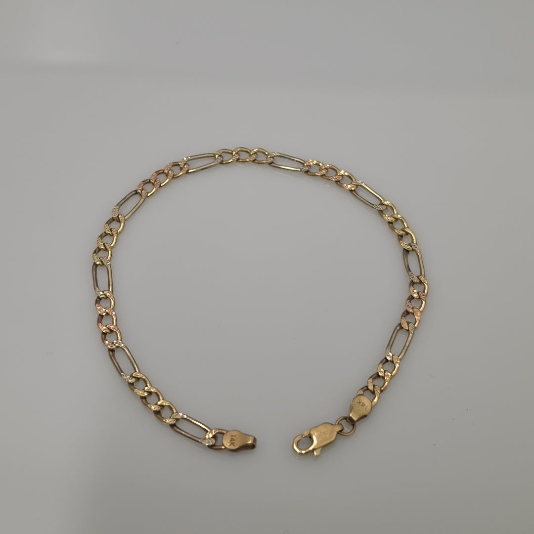 PULSERA ORO 14 K 3.2 GRMS (SEMINUEVO)