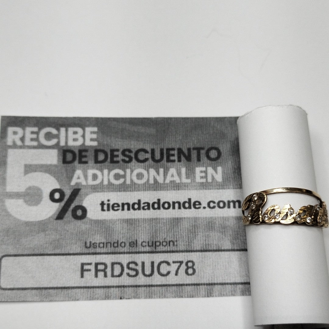 ANILLITO ORO 14 K 2,10 GRMS (SEMINUEVO)