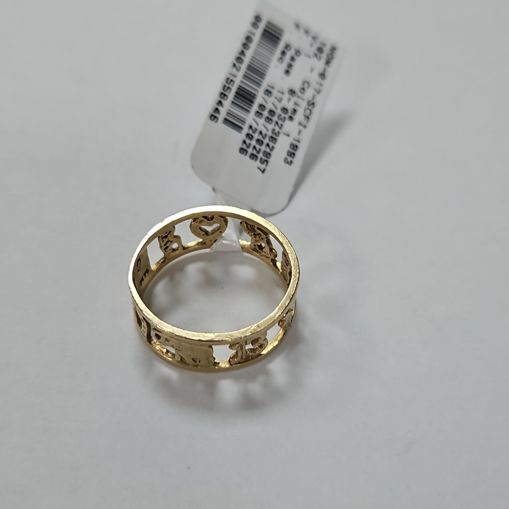 ANILLO ORO 14 K 3,10 GRMS (SEMINUEVO)