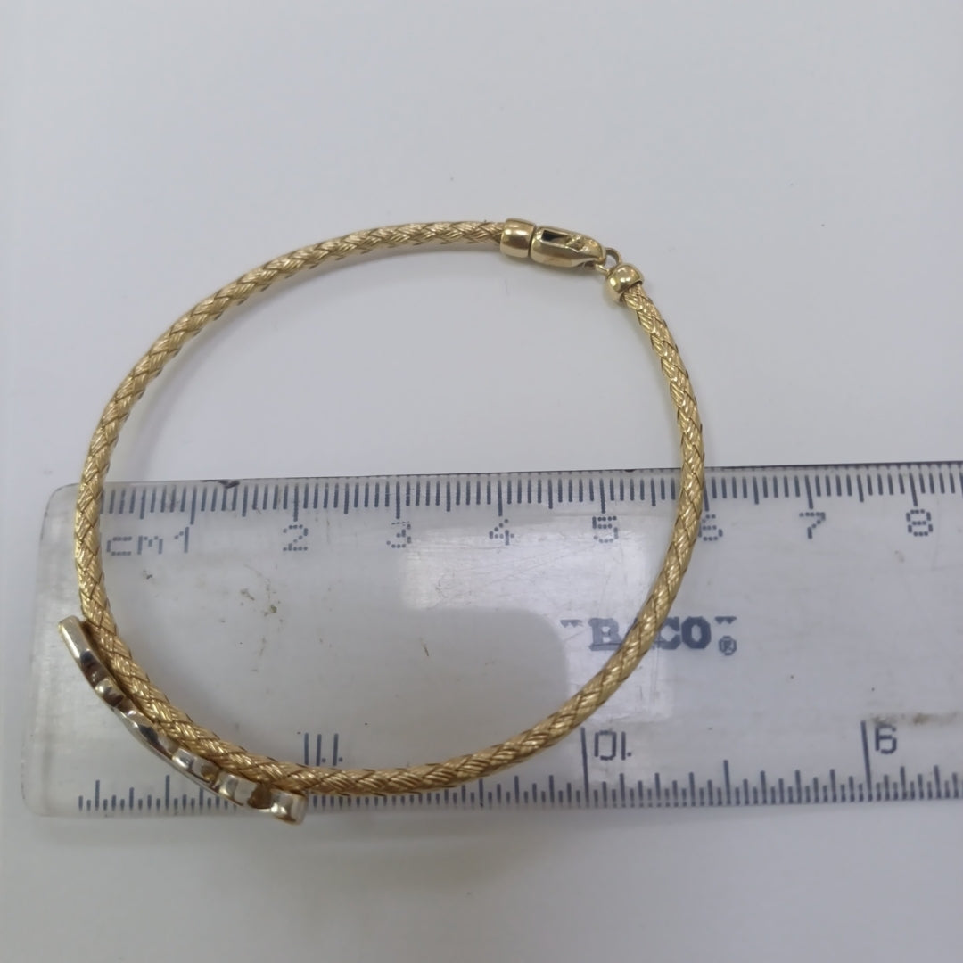PULSERA RIGIDA ORO 14 K 6,00 GRMS (SEMINUEVO)