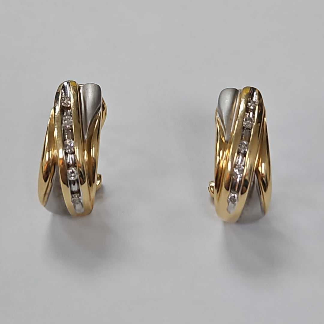 ARETES PAR ORO 14 K 5.9 GRMS (SEMINUEVO)