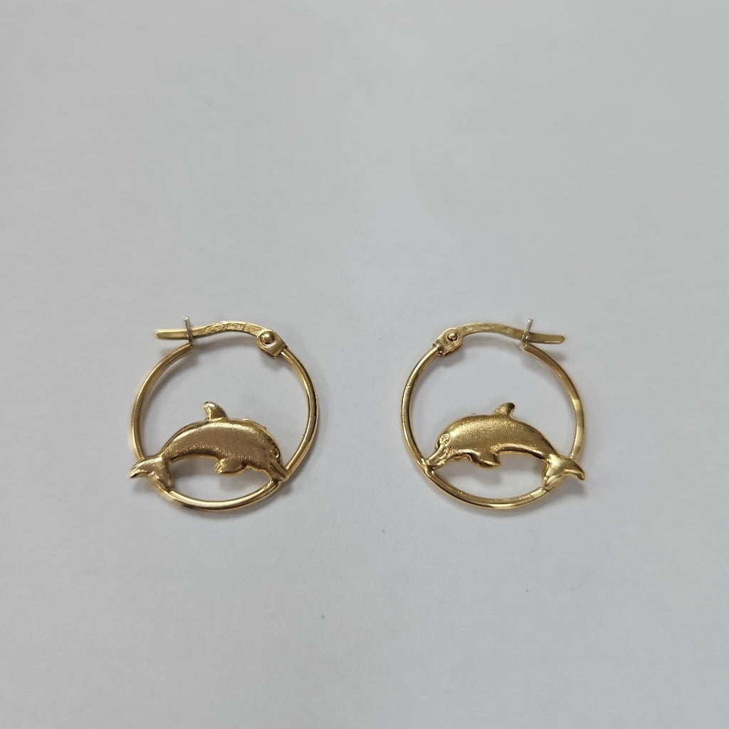 ARETES PAR ORO 14 K 1.9 GRMS (SEMINUEVO)