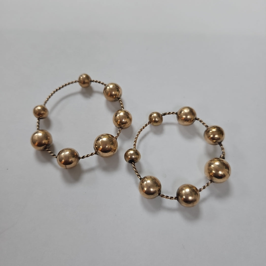 ARRACADAS PAR ORO 8 K 8,80 GRMS (SEMINUEVO)