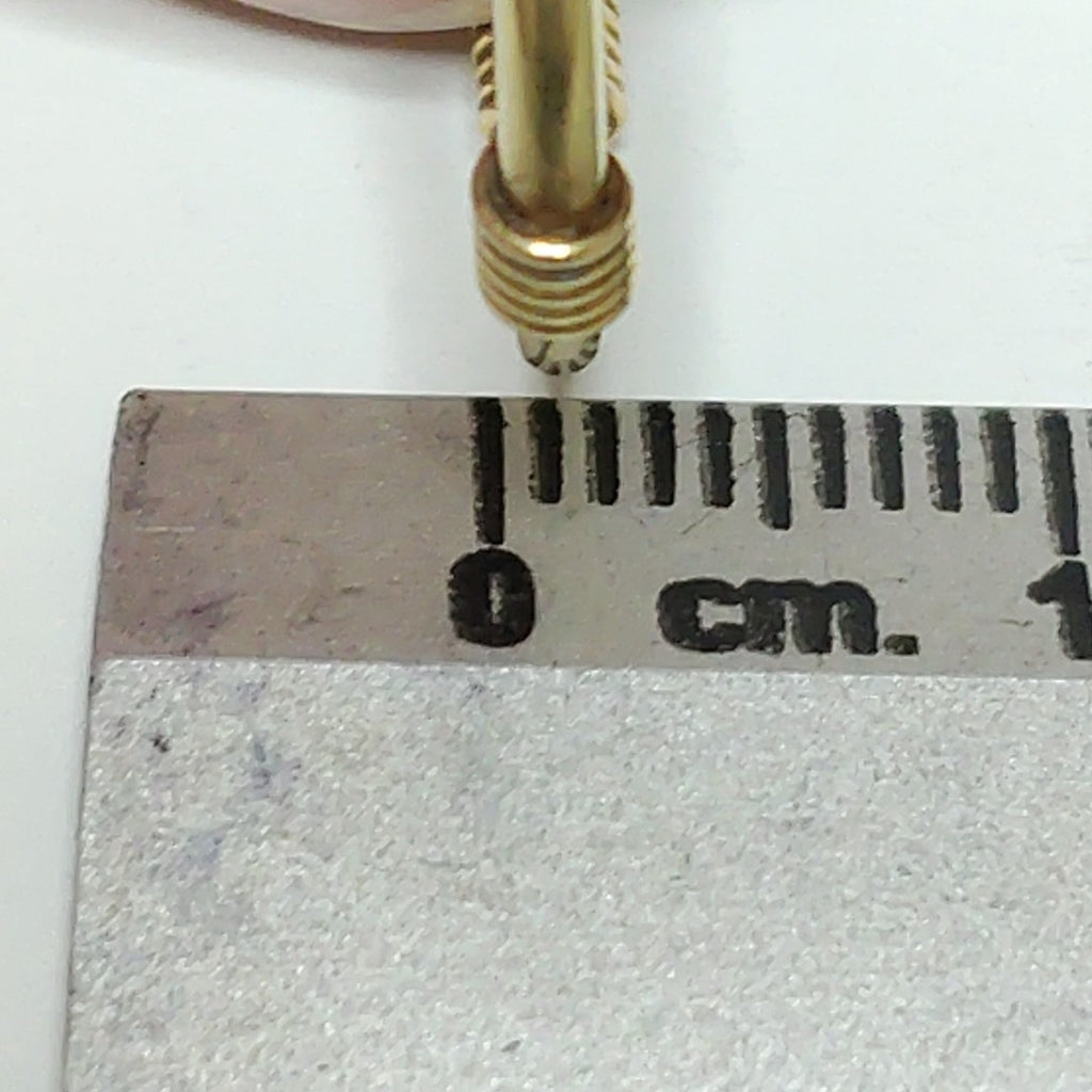 ARRACADAS PAR ORO 14 K 3.3 GRMS (SEMINUEVO)
