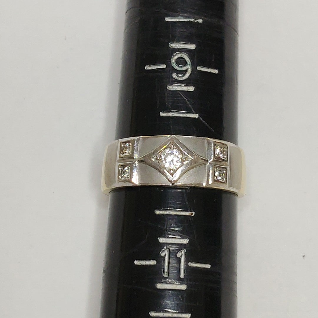 ARGOLLA ORO, ORO BLANCO 14 K 5.6 GRMS (SEMINUEVO)