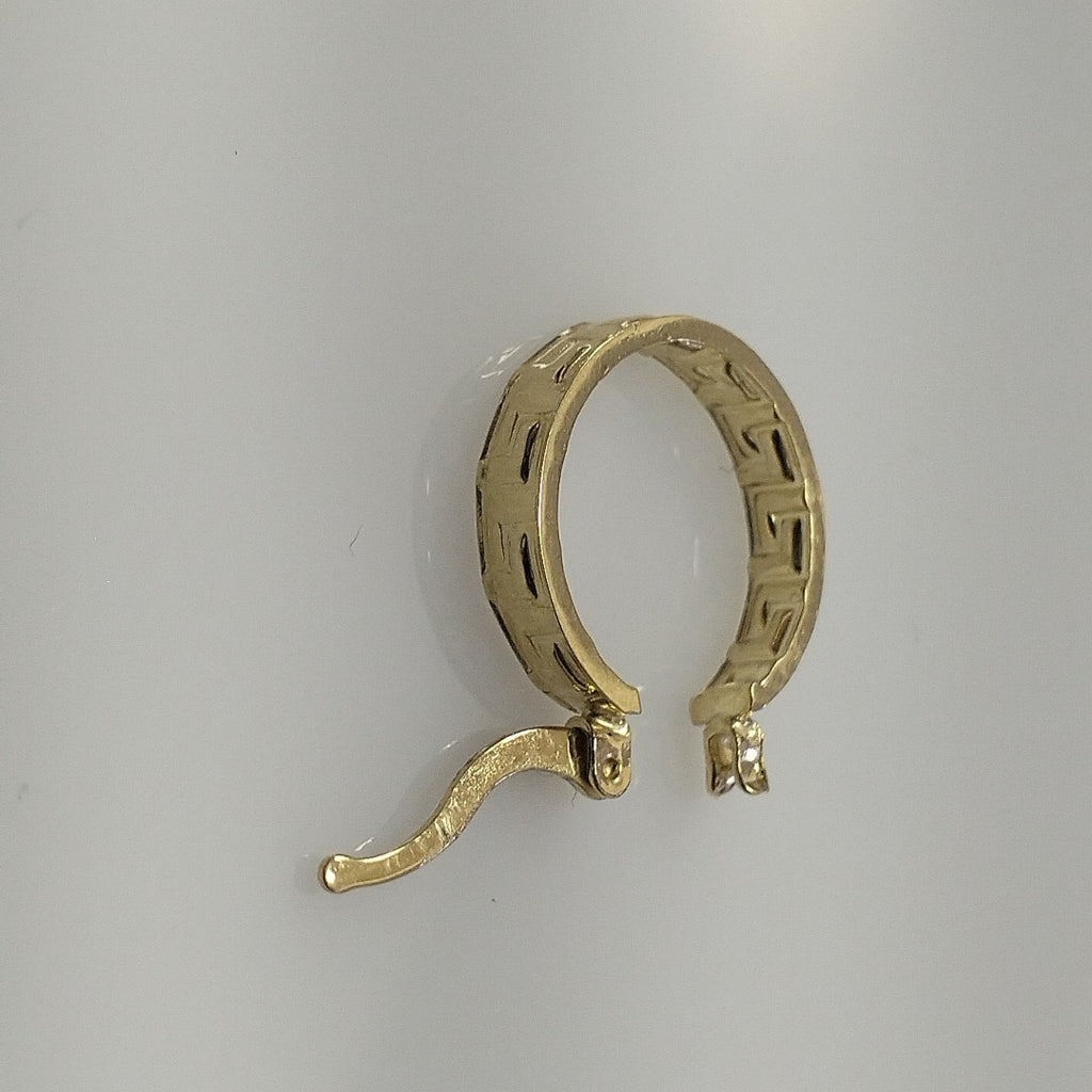ARETES ARRACADAS FIG GRECAS 14K 1.8 GR (NUEVO)
