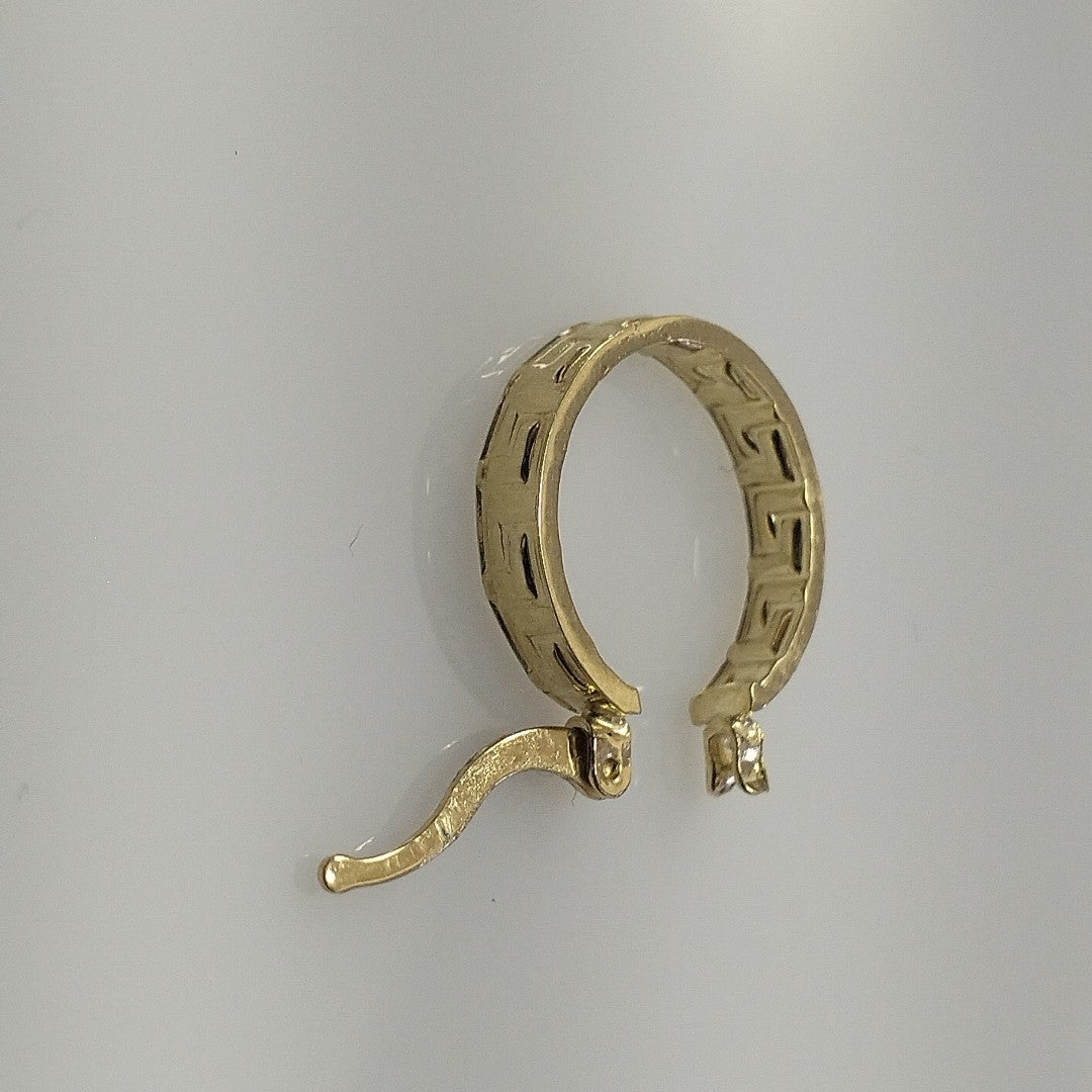 ARETES ARRACADAS FIG GRECAS 14K 1.8 GR (NUEVO)