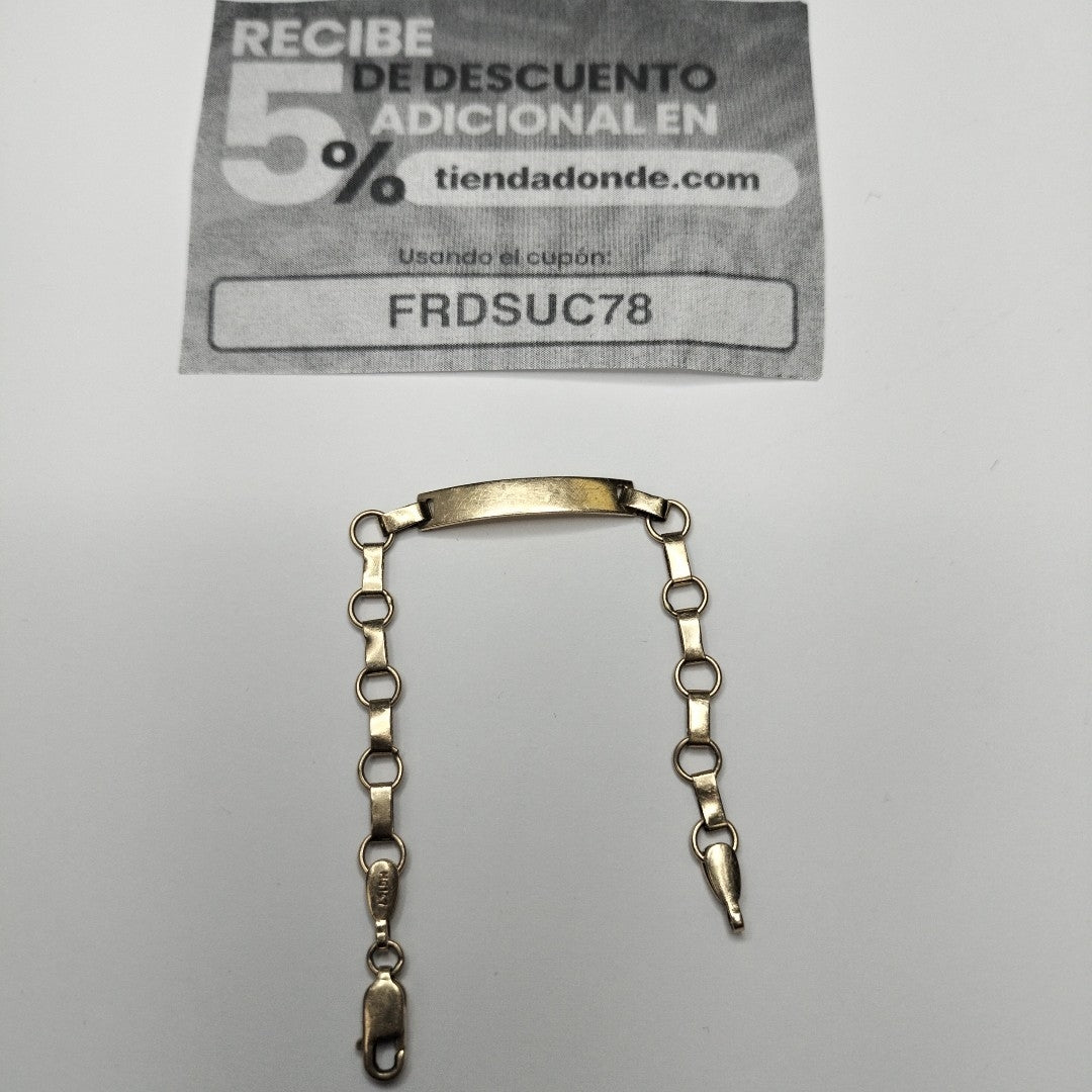 ESCLAVA ORO 14 K 3 GRMS (SEMINUEVO)