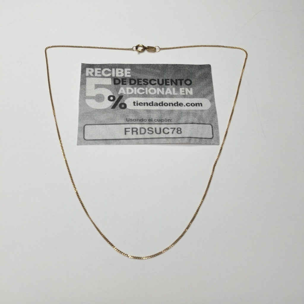 CADENA ORO 10 K 0,90 GRMS (SEMINUEVO)