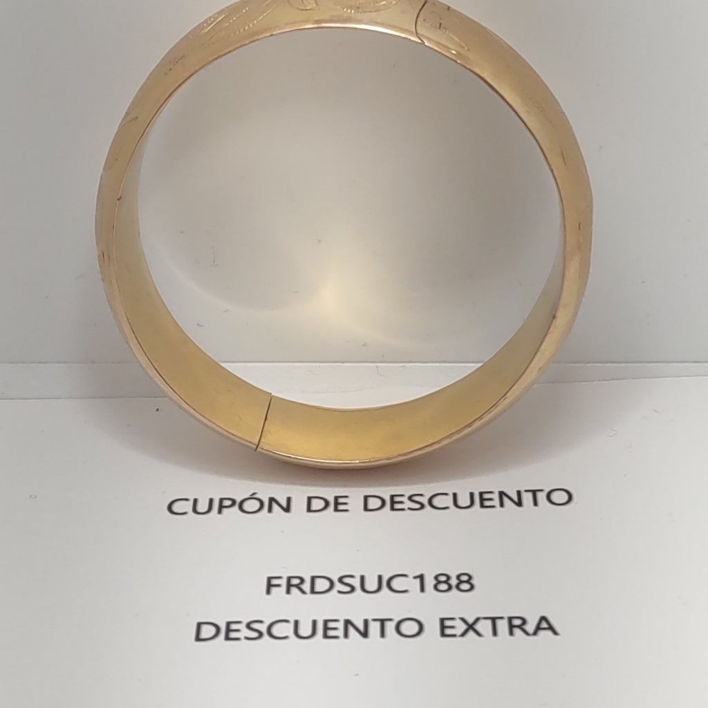 PULSERA RIGIDA ORO 18 K 72,60 GRMS (SEMINUEVO)