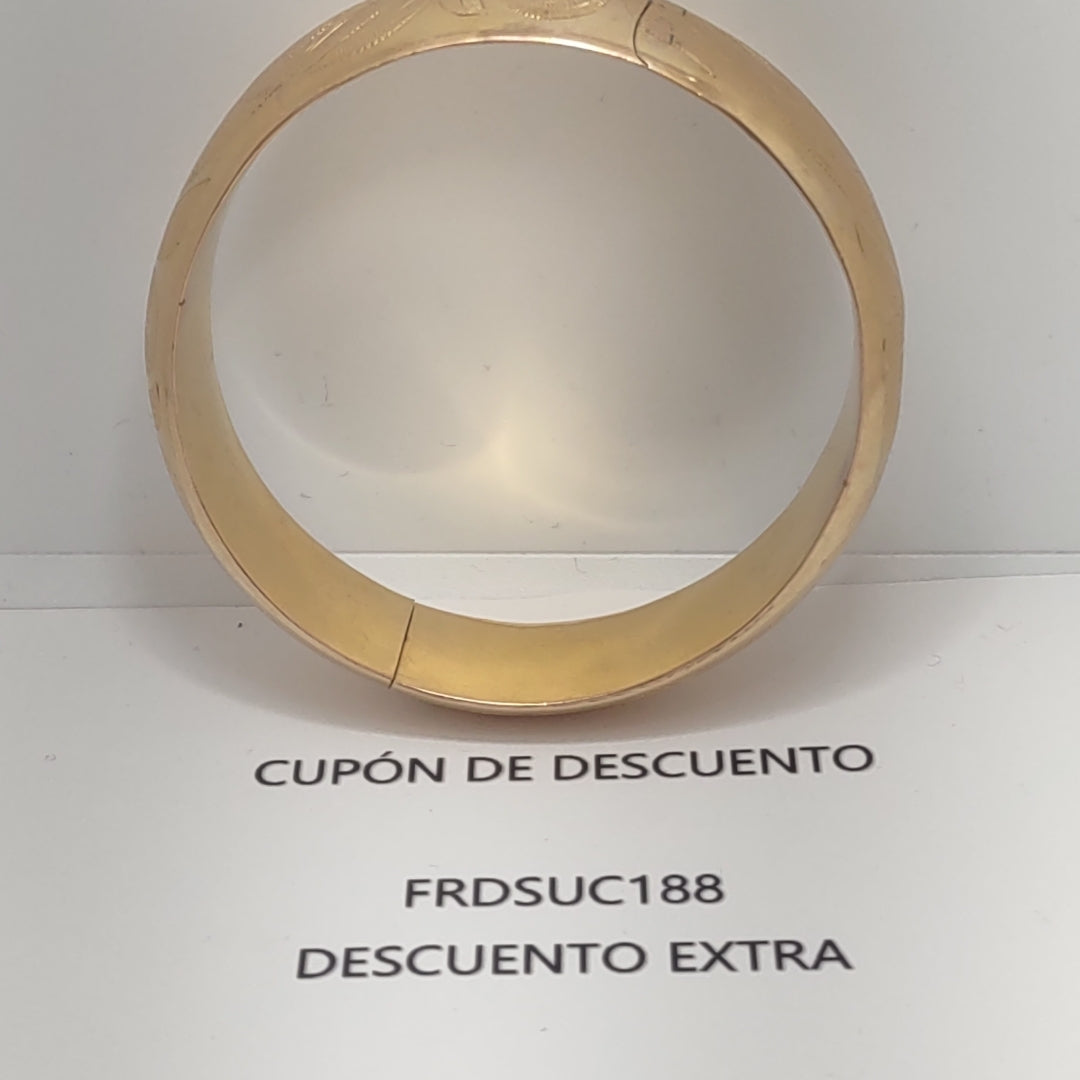 PULSERA RIGIDA ORO 18 K 72,60 GRMS (SEMINUEVO)