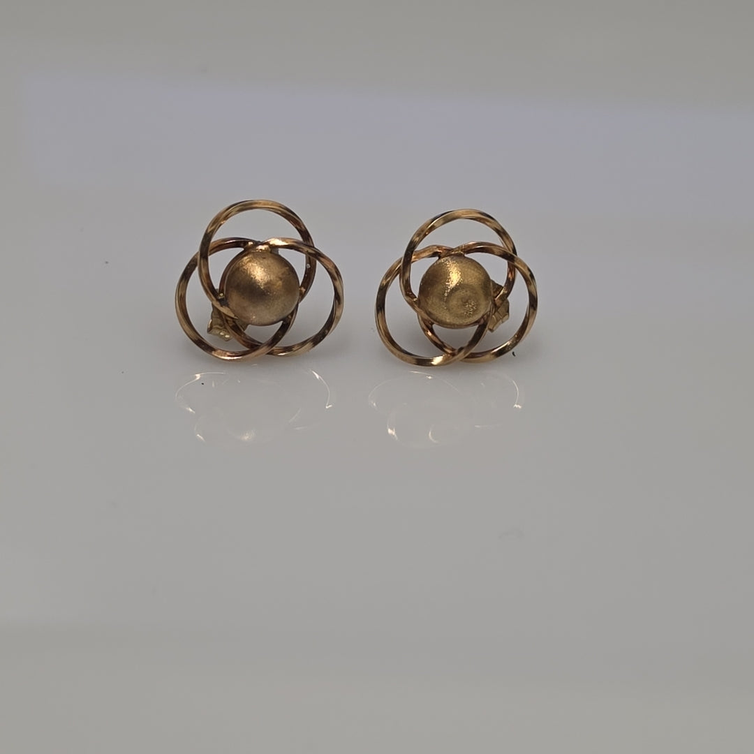 ARETES PAR ORO 10 K 1.3 GRMS (SEMINUEVO)