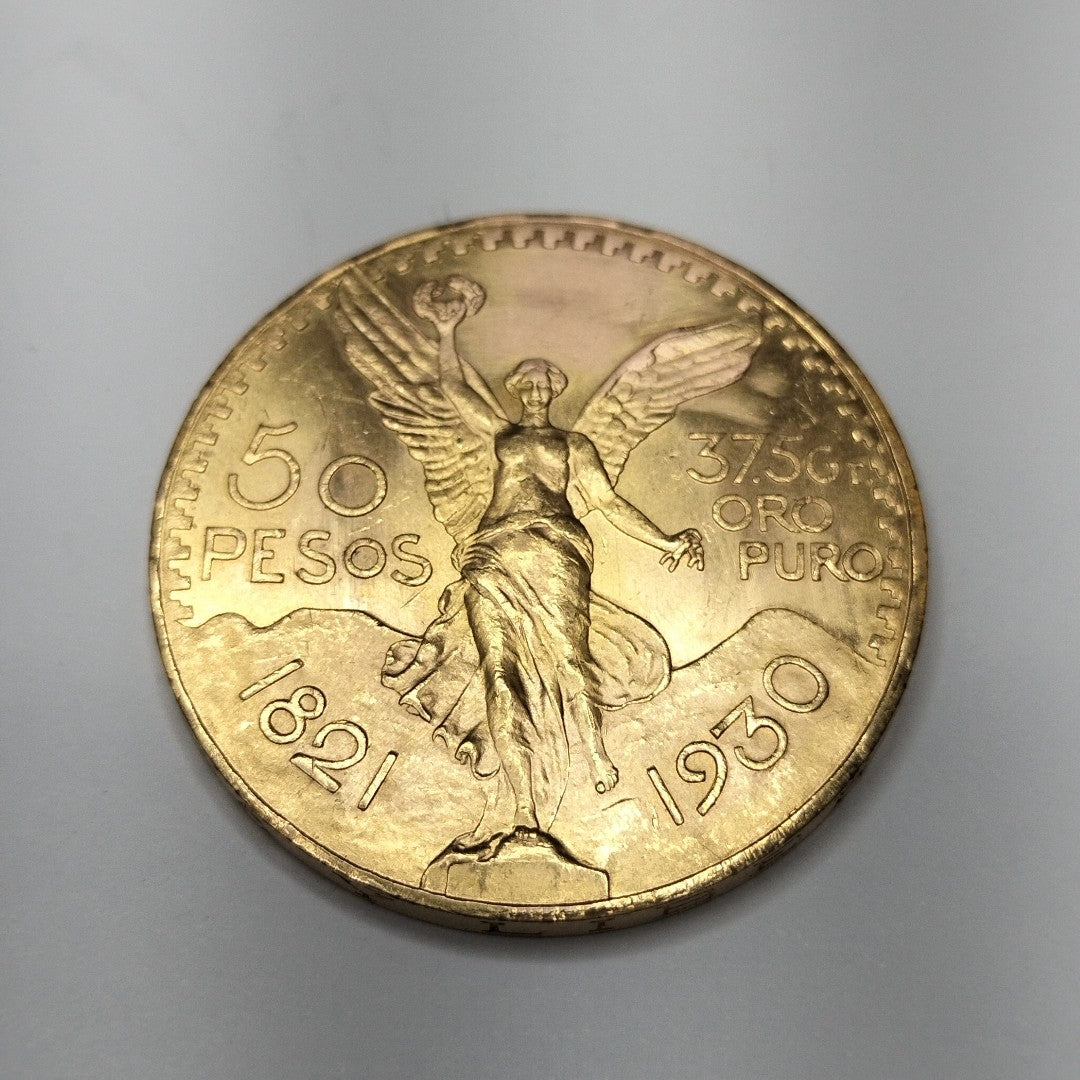 K1 41,60 GRMS 21 K IDENTIFICACIÓN MONEDA NOMINATIVA MONEDAS PESOS 50 PESOS (SEMINUEVO)