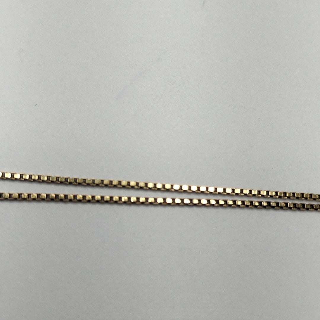 K1 7,20 GRMS 14 K IDENTIFICACIÓN GARGANTILLA TEJIDO COLA DE RATA, HECHURA (SEMINUEVO)