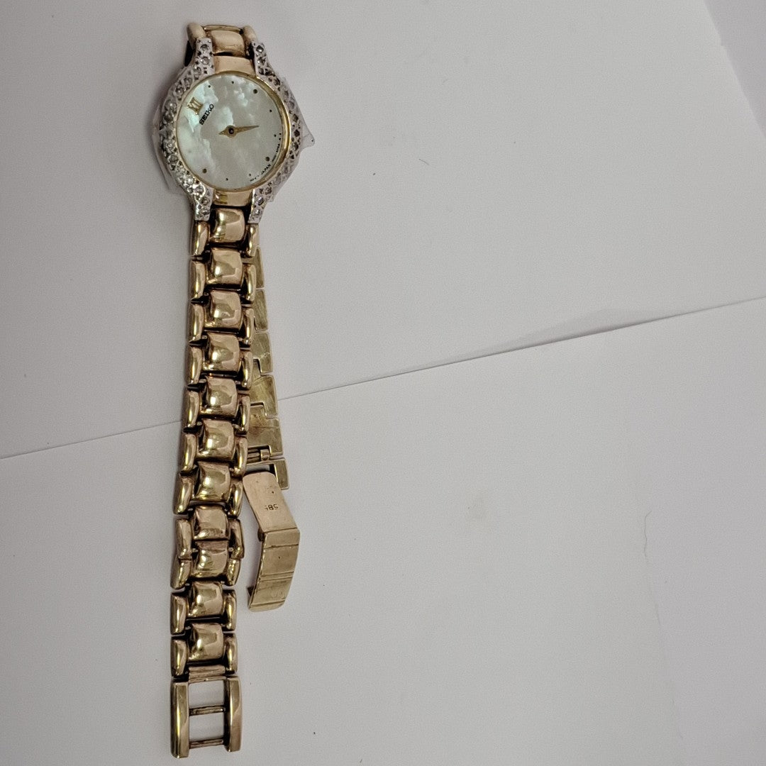 RELOJ CAJA Y PULSO ORO ORO 14 K 22,50 GRMS (SEMINUEVO)