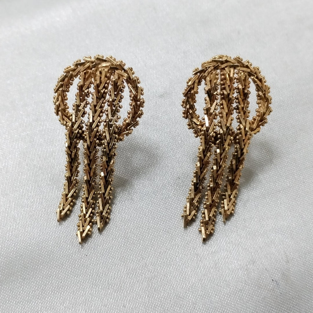 ARETES PAR ORO 14 K 10.6 GRMS (SEMINUEVO)