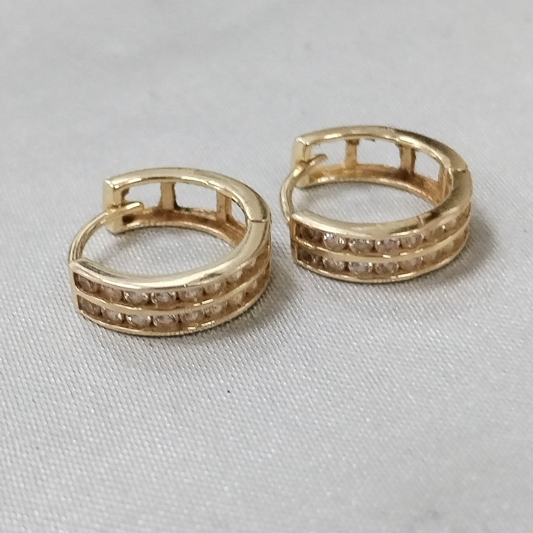 ARRACADAS PAR ORO 10 K 2,30 GRMS (SEMINUEVO)