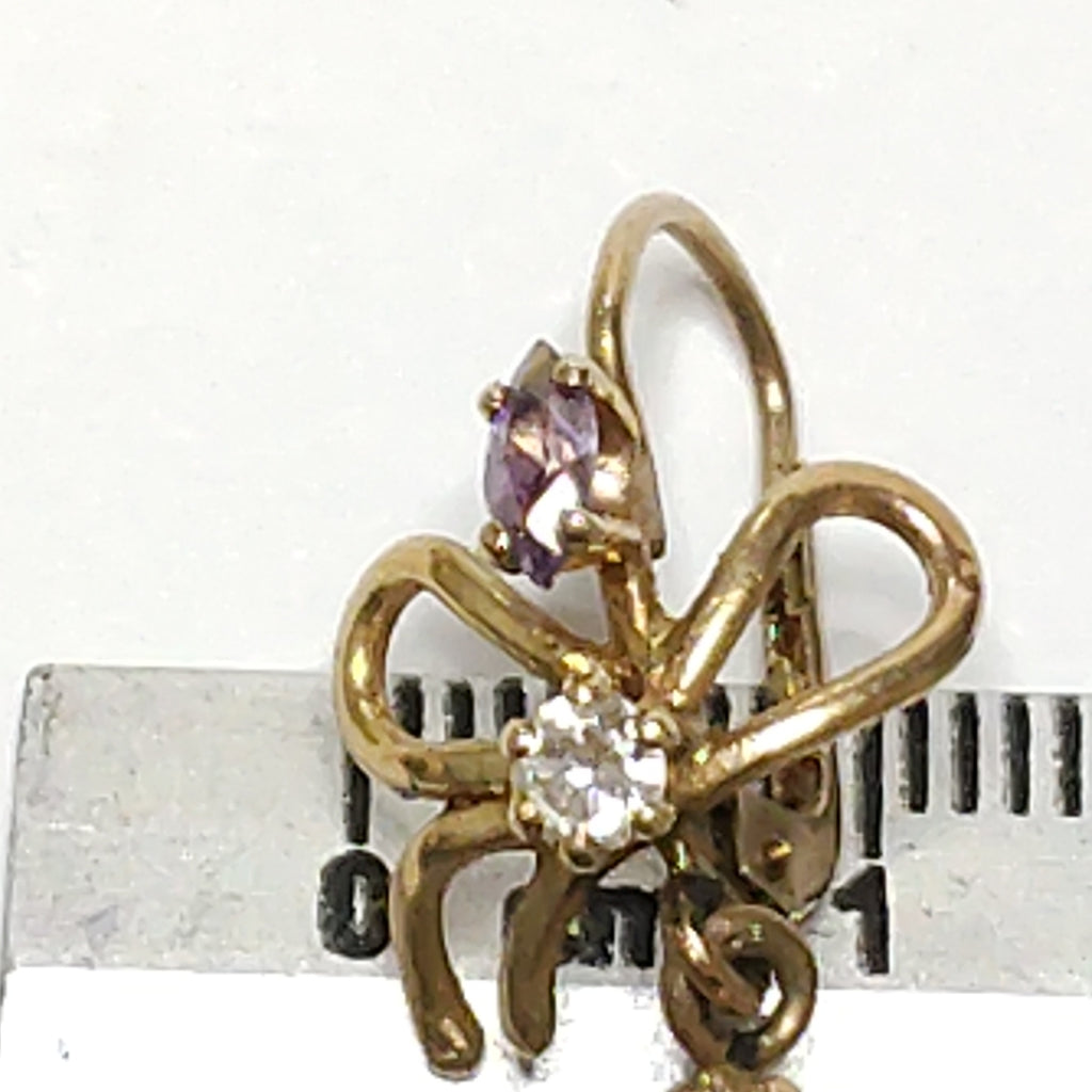 ARETES PAR ORO 10 K 4,40 GRMS (SEMINUEVO)