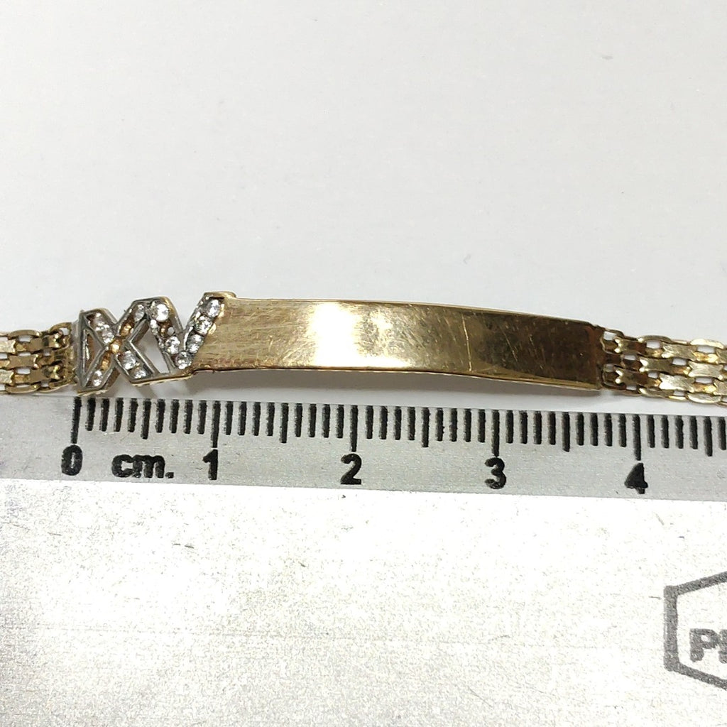ESCLAVA ORO 10 K 4,50 GRMS (SEMINUEVO)