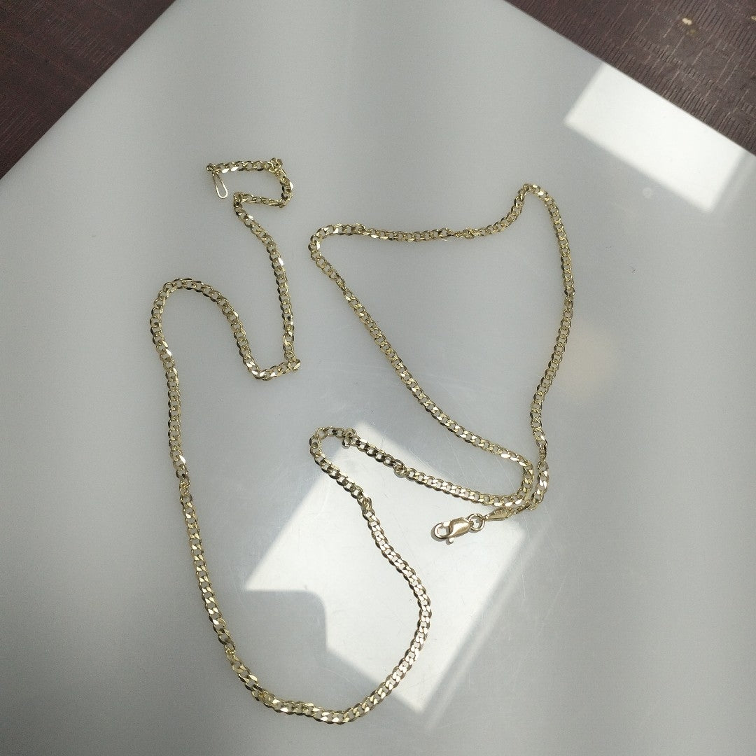 CADENA BARBADA 14K 60 CM 6 GR (NUEVO)