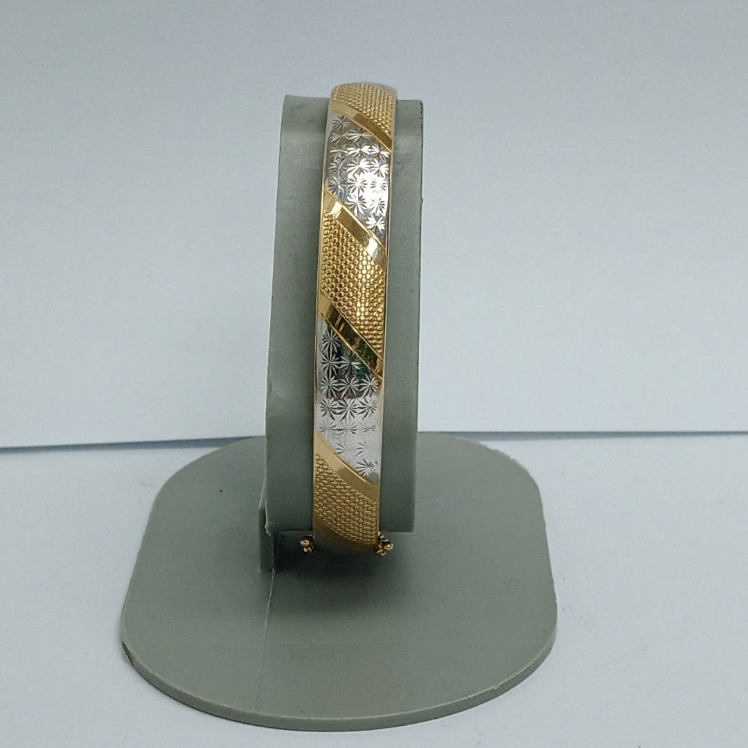 PULSERA RIGIDA ORO,RODIADO 10 K 5,90 GRMS (SEMINUEVO)