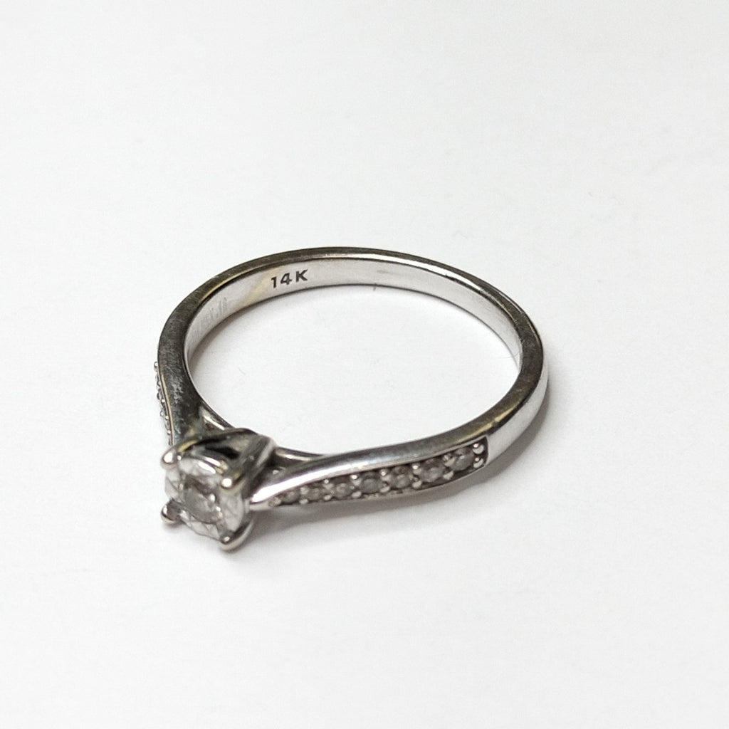 ANILLITO ORO BLANCO 14 K 2,10 GRMS (SEMINUEVO)