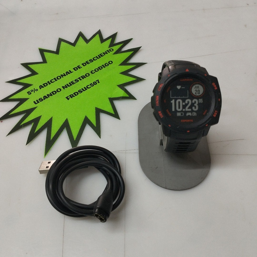 SMARTWATCH GARMIN INSTINCT ESPORTS 45 MM GPS (SEMINUEVO)