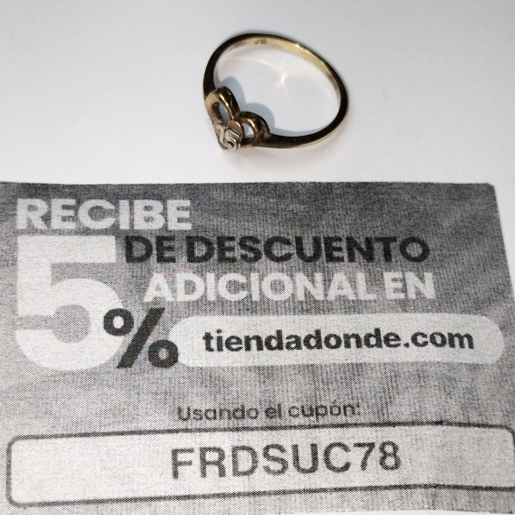 ANILLITO ORO 10 K 1.8 GRMS (SEMINUEVO)