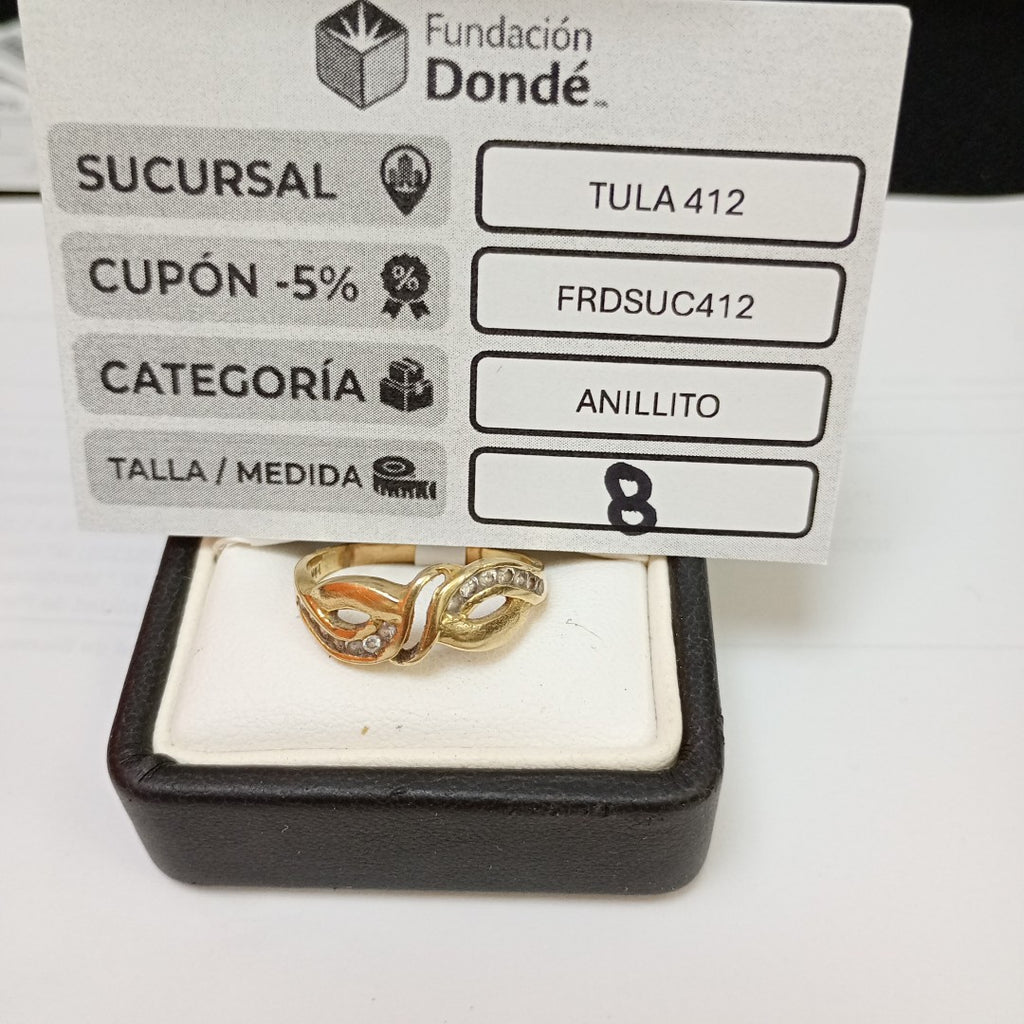 ANILLITO ORO 14 K 3.4 GRMS (SEMINUEVO)